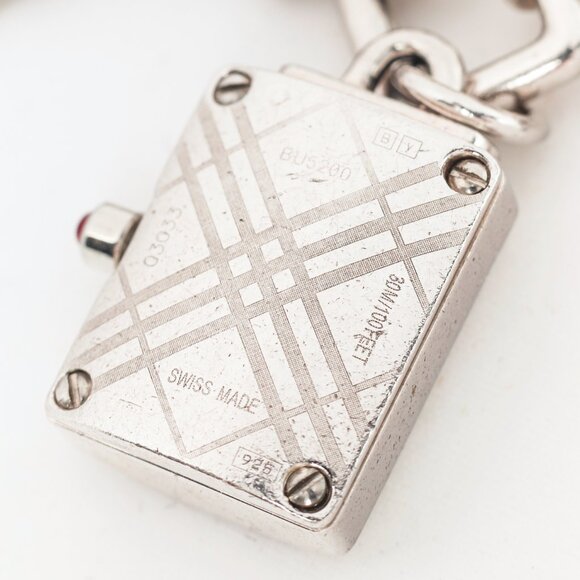 Burberry BU5200 Silver-Tone Charm Chainlink Bracelet Watch - Picture 5 of 6